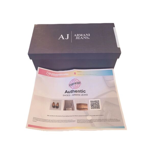 Armani | Ballerine Black Leather Snakeskin Ballet Flats w/ Box, EU Size 35, EUC - Picture 2 of 11